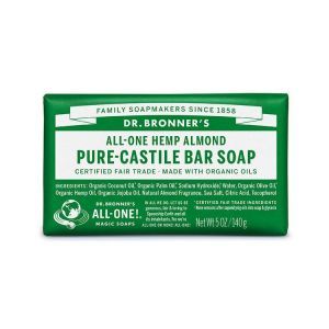 Dr. Bronner's Pure Castile Bar Soap Almond 140g