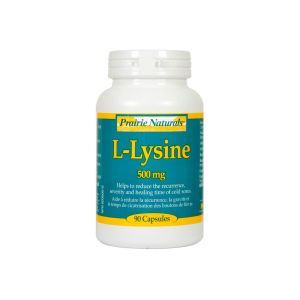 Prairie Naturals L-Lysine 500mg 90Capsules