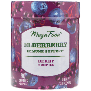 MegaFood Elderberry Immune Support Gummies Berry 90 Gummies