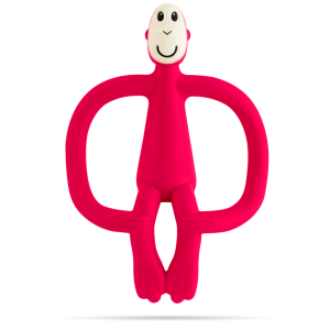 Matchstick Monkey Teething Toy-Red