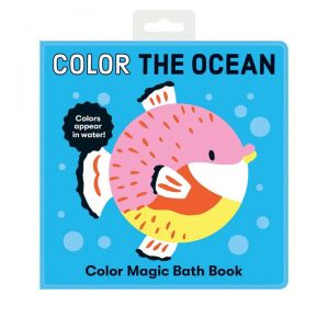 Mudpuppy Color the Ocean Color Magic Bath Book