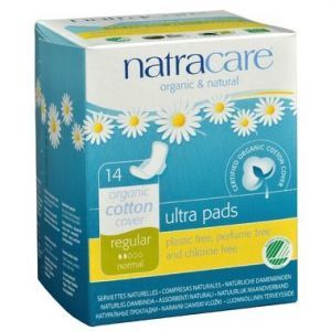 Natracare Organic Ultra Pads with Wings 14 Pads Regular