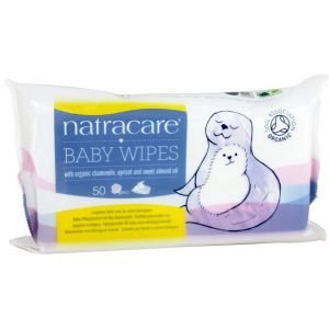 Natracare Organic Baby Wipes 50ct