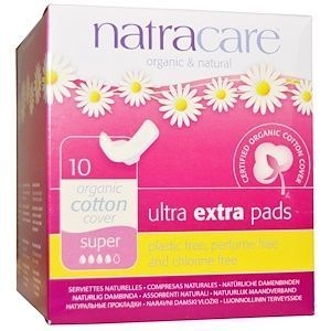 Natracare Organic Ultra extra pads 10 Pads Super