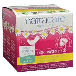 Natracare Organic Ultra extra pads 12 Pads Normal