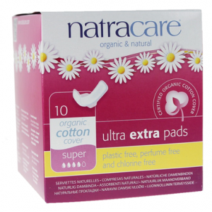 Natracare Organic Ultra Pads with Wings 12 Pads Super
