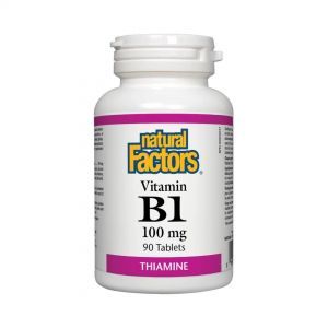 Natural Factors Vitamin B1 Thiamine 100mg 90Tablets