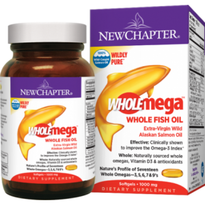 New Chapter Wholemega Fish Oil 1000mg 180 Capsules