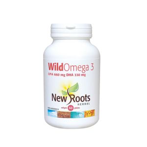 New Roots Wild Omega 3 EPA 660mg DHA 330mg 60Softgels