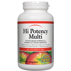 Natural Factors Multi Hi Potency Tab 210