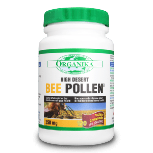Organika Bee Pollen 250mg 120 Tablets