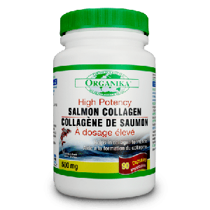 Organika High Potency Salmon Collagen 500mg 90Capsules