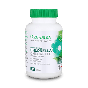 Organika Chlorella 500mg 100 Tablets