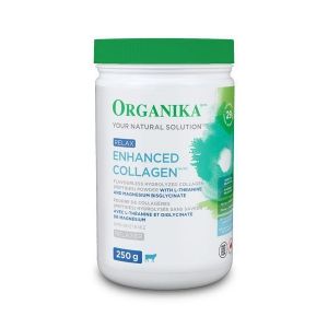 Organika Enhanced Collagen Protein Powder Relax with Magnesium & L-Theanine 250g