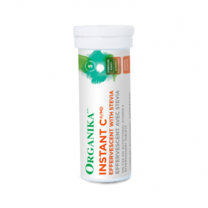 Organika Instant-C with Effervescent with Stevia 1000 mg - Orange Flavour