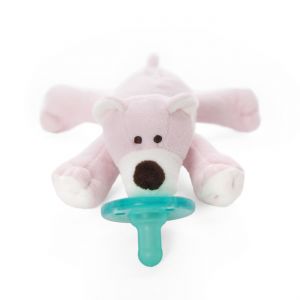 WubbaNub 懸掛式毛絨玩具安撫奶嘴 - Pink Bear