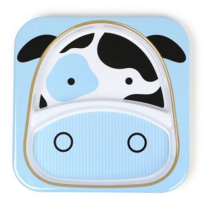 Skip Hop 可爱动物食物盘 - Cow