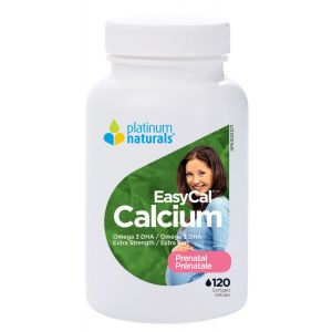 Platinum Naturals Easycal Calcium Prenatal 120 Softgels @