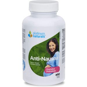 Platinum Naturals Prenatal Anti-Nausea 60 Softgels
