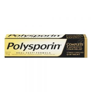 Polysporin创伤膏快速消炎杀菌止痛膏 15g