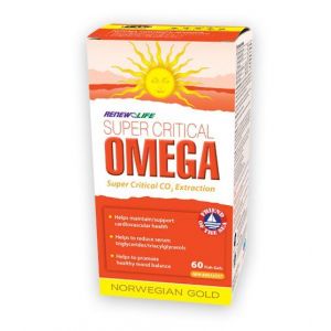 Renew Life Norwegian Gold Super Critical Omega 60 Fish Gels