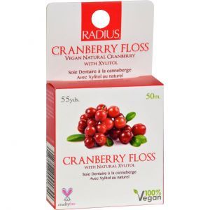 Radius Floss Cranberry with Natural Xylitol 50m