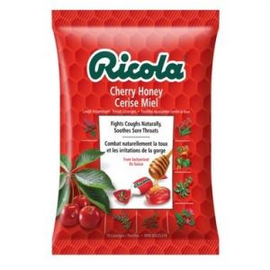 Ricola Cough Drop Cherry Honey 19 Lozenges