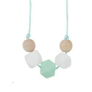 Glitter & Spice Kids  Silicone Teething Necklace -Rylie
