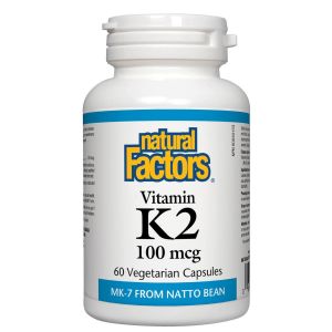 Natural Factors Vitamin K2 100mcg 60 Vcap