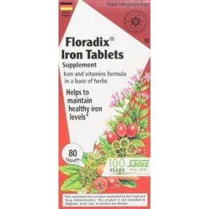 Salus Floradix Iron Tablets 80t