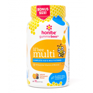Honibe Honey Gummies Kids Complete Multivitamin with Immune Boost 70 Gummies