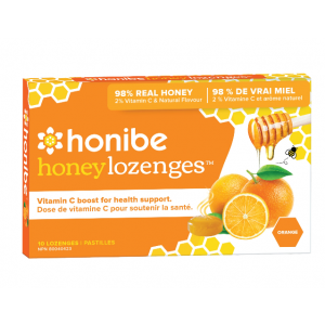Honibe Honey Lozenges with Vitamin C & Orange 10 Lozenges