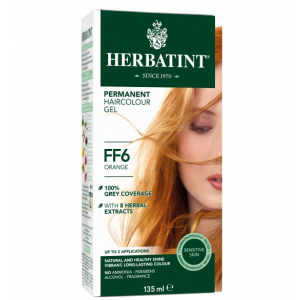 意大利Herbatint天然植物染发剂 FF6-橙色 40余年无氨植物染发专家 孕妇可用