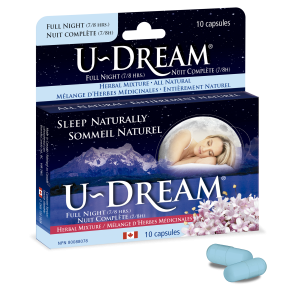 U-Dream 天然草本安眠配方 安眠一整晚 7-8個小時 10粒