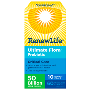 Renew Life Ultimate Flora Critical Care Probiotic 50 Billion 60 VCapsules