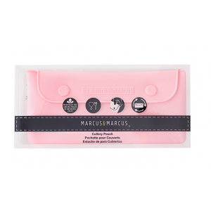 Marcus & Marcus Silicone Cutlery Pouch - Pink