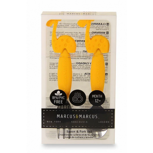 Marcus & Marcus Spoon & Fork Set - Giraffe
