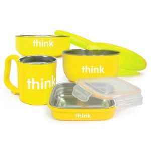 Thinkbaby Feeding Set -Yellow