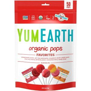 YumEarth有機果汁棒棒糖 349g (50+ Pops)