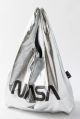Baggu Standard Reusable Bag  - Space Logo Silver @