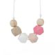 Glitter & Spice Kids  Silicone Teething Necklace -Cora