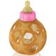 Hevea玻璃婴儿奶瓶粉红色150毫升