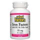 Natural Factors Iron Factors with B12& Floc Acid 90 Tablets