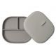 Loulou Lollipop Divided Plate with Lid - Silver Grey