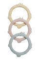 Loulou Lollipop Teething Ring Set - Pastel