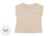Nest Designs Women's Basics Bamboo Cotton Cap Sleeve V-Neck Shirt - Warm Taupe Small