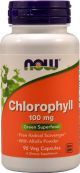 Now Chlorophyll 100mg w/alfalfa 90Vcaps