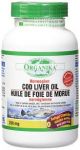 Organika Norwegian Cod Liver Oil 250mg 120Softgels
