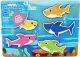 Pink Fong Baby Shark Wooden Puzzle 5 Pieces with Song