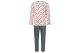 Nest Designs Women's Organic Cotton Long Sleeve PJ Set - Eric Carle Candy Cane Lane M